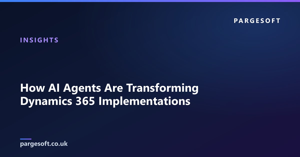 How AI Agents Are Transforming Dynamics 365 Implementations