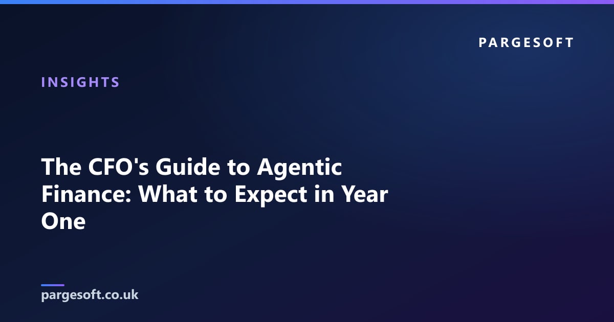 The CFO's Guide to Agentic Finance: What to Expect in Year One