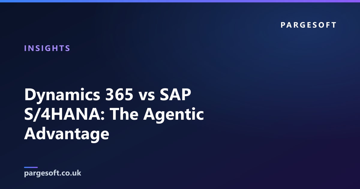Dynamics 365 vs SAP S/4HANA: The Agentic Advantage